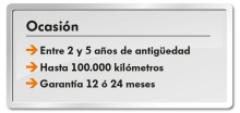 garantías ocasion