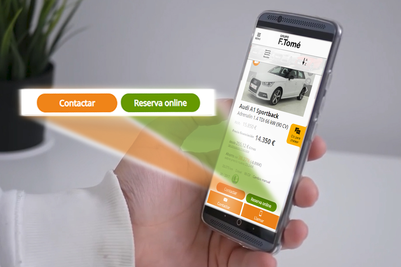 Segundo paso cómo comprar un coche en F.Tomé